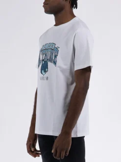 MAISON KITSUNE T-Shirt<T-SHIRT CAMPUS FOX Azzurro, Bianco, Blu