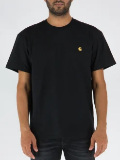 CARHARTT WIP T-Shirt<T-SHIRT CHASE Giallo, Nero
