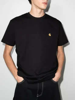 CARHARTT WIP T-Shirt<T-SHIRT CHASE Giallo, Nero