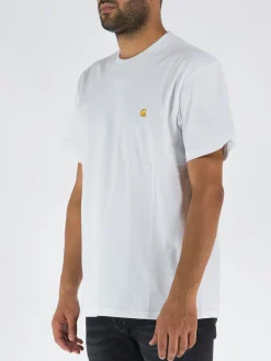 CARHARTT WIP T-Shirt<T-SHIRT CHASE Bianco, Giallo
