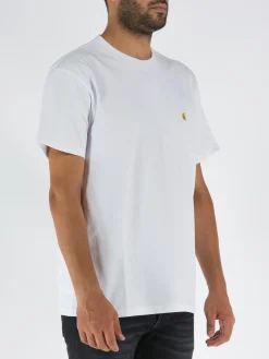 CARHARTT WIP T-Shirt<T-SHIRT CHASE Bianco, Giallo