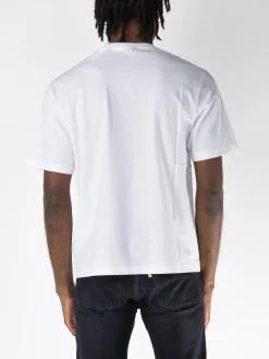 PALM ANGELS T-Shirt<T-SHIRT CLASSIC LOGO Bianco, Nero