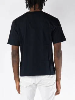 PALM ANGELS T-Shirt<T-SHIRT CLASSIC LOGO Bianco, Nero
