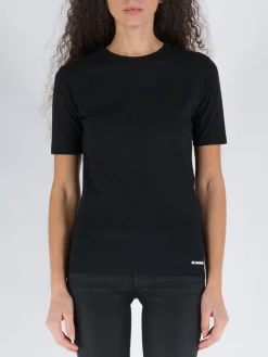 T-Shirt<T-SHIRT CN SS Nero