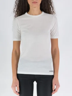 T-Shirt<T-SHIRT CN SS Bianco