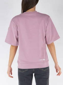 MONCLER GRENOBLE T-Shirt<T-SHIRT CON LOGO Viola
