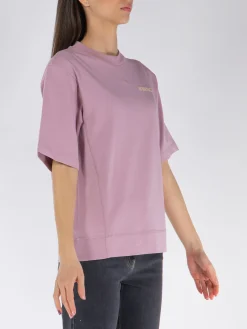 MONCLER GRENOBLE T-Shirt<T-SHIRT CON LOGO Viola