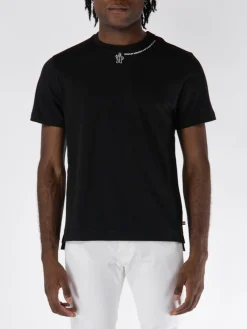 MONCLER GRENOBLE T-Shirt<T-SHIRT CON LOGO Nero