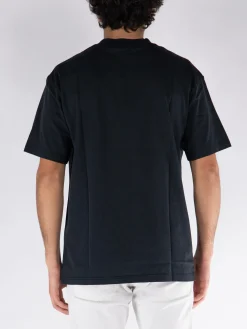 T-Shirt<T-SHIRT CON LOGO Arancione, Blu, Nero