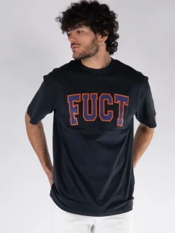 T-Shirt<T-SHIRT CON LOGO Arancione, Blu, Nero