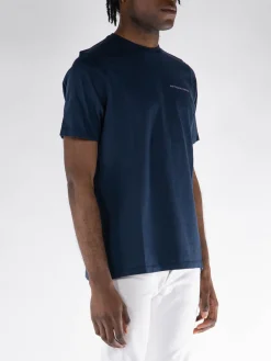 POP TRADING COMPANY T-Shirt<T-SHIRT CON LOGO Blu, Viola