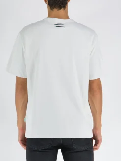 COVERT T-Shirt<T-SHIRT CON LOGO POSTERIORE Bianco