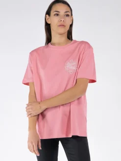 ETRO T-Shirt<T-SHIRT CON RICAMO Rosa