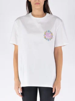 ETRO T-Shirt<T-SHIRT CON RICAMO Bianco