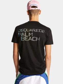 DSQUARED T-Shirt<T-SHIRT COOL Bianco, Nero