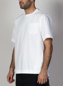 T-Shirt<T-SHIRT COTTON PULLOVER Bianco