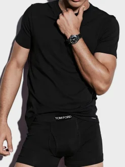 TOM FORD T-Shirt<T-SHIRT CREW NECK Nero