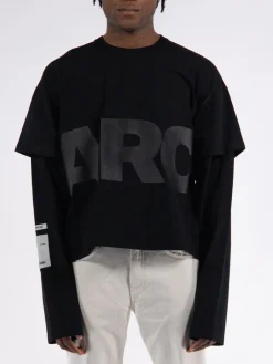 B1ARCHIVE T-Shirt<T-SHIRT CREWNECK UNDERSHIRT Nero