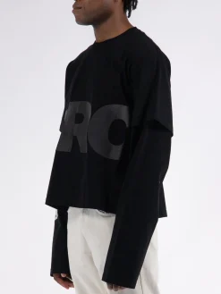 B1ARCHIVE T-Shirt<T-SHIRT CREWNECK UNDERSHIRT Nero