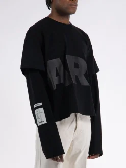 B1ARCHIVE T-Shirt<T-SHIRT CREWNECK UNDERSHIRT Nero