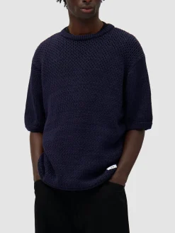 ARTE T-Shirt<T-SHIRT CROCHET Blu