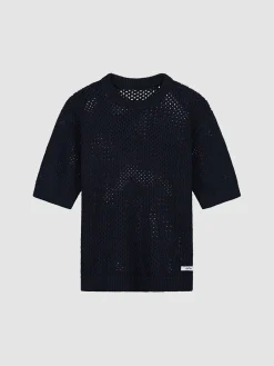 ARTE T-Shirt<T-SHIRT CROCHET Blu