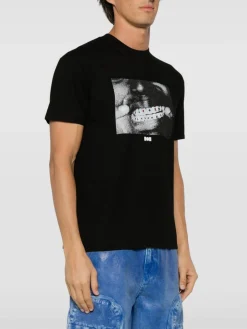 NAHMIAS T-Shirt<T-SHIRT CRYSTAL GRILLZ Bianco, Nero