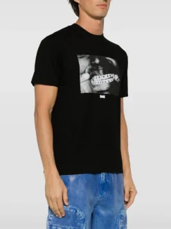 NAHMIAS T-Shirt<T-SHIRT CRYSTAL GRILLZ Bianco, Nero