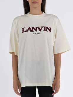 LANVIN T-Shirt<T-SHIRT CURB Beige, Nero, Rosso