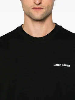 DAILY PAPER T-Shirt<T-SHIRT DIAS Bianco, Nero