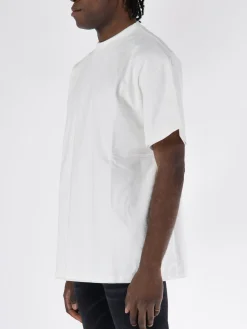 JIL SANDER T-Shirt<T-SHIRT DOUBLELAYER Bianco