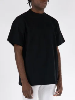 JIL SANDER T-Shirt<T-SHIRT DOUBLELAYER Nero