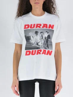 JUNYA WATANABE T-Shirt<T-SHIRT DURAN PRINTED Bianco
