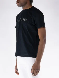 SUNFLOWER T-Shirt<T-SHIRT EASY OVERDYED Grigio, Nero