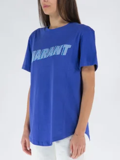 ISABEL MARANT T-Shirt<T-SHIRT EDWIGE Blu