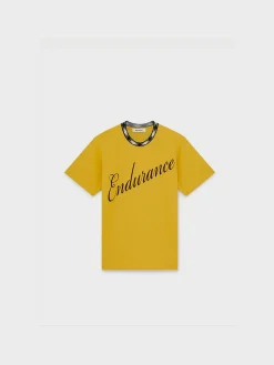 WALES BONNER T-Shirt<T-SHIRT ENDURANCE Giallo