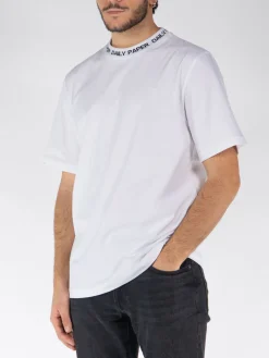 DAILY PAPER T-Shirt<T-SHIRT ERIB Bianco