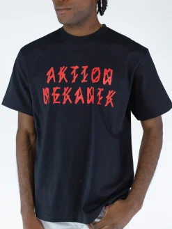 44 LABEL GROUP T-Shirt<T-SHIRT FIXMER Nero, Rosso