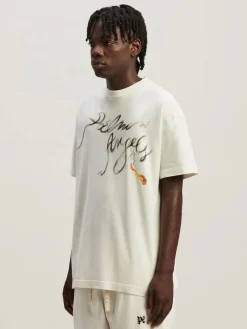 PALM ANGELS T-Shirt<T-SHIRT FOGGY Bianco