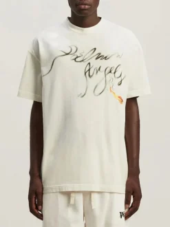 PALM ANGELS T-Shirt<T-SHIRT FOGGY Bianco
