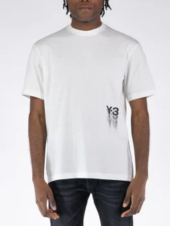 Y-3 T-Shirt<T-SHIRT GFX Bianco, Nero
