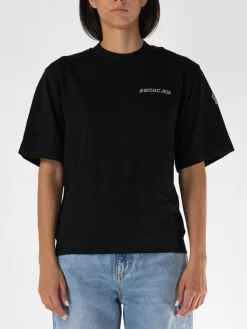 MONCLER GRENOBLE T-Shirt<T-SHIRT GIROCOLLO Bianco, Nero