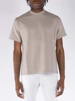 COVERT T-Shirt<T-SHIRT GIROCOLLO Beige