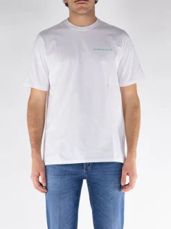POP TRADING COMPANY T-Shirt<T-SHIRT GIROCOLLO Bianco