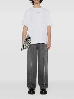 MM6 MAISON MARGIELA T-Shirt<T-SHIRT GIROCOLLO Bianco