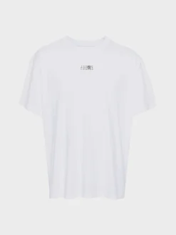 MM6 MAISON MARGIELA T-Shirt<T-SHIRT GIROCOLLO Bianco