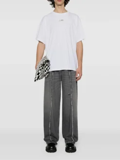 MM6 MAISON MARGIELA T-Shirt<T-SHIRT GIROCOLLO Bianco