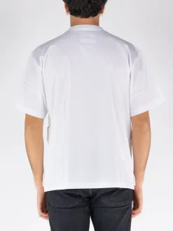 SACAI T-Shirt<T-SHIRT GIROCOLLO Bianco