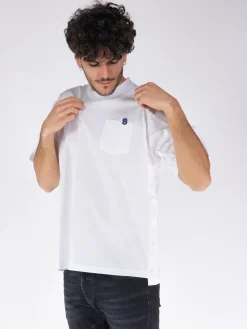 SACAI T-Shirt<T-SHIRT GIROCOLLO Bianco
