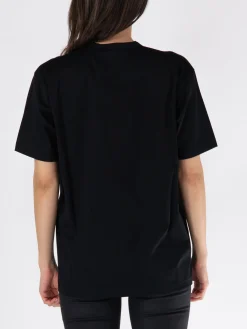 JUNYA WATANABE T-Shirt<T-SHIRT GIROCOLLO CON STAMPA FRONTALE Nero